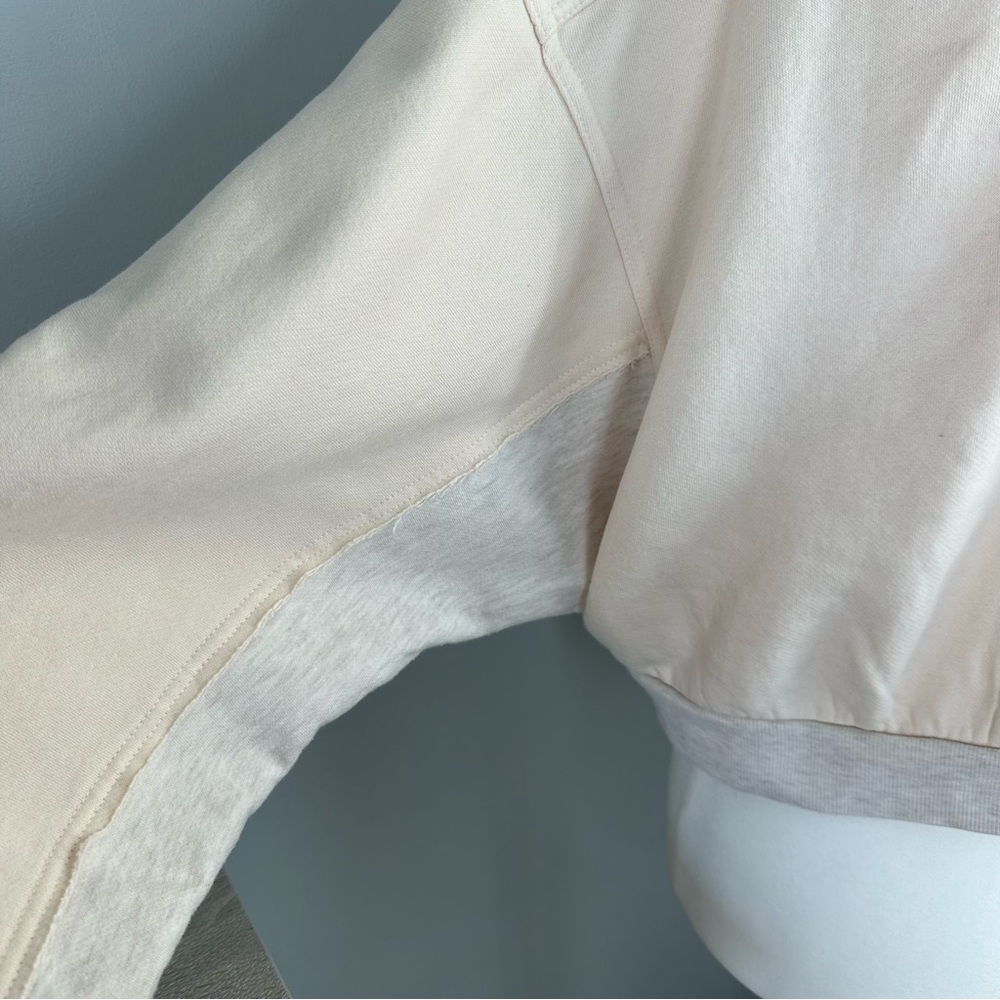 Anthropologie Daily Practice V-Neck Shawl Collar Sweatshirt, Athleisure, Medium - Picture 8 of 12